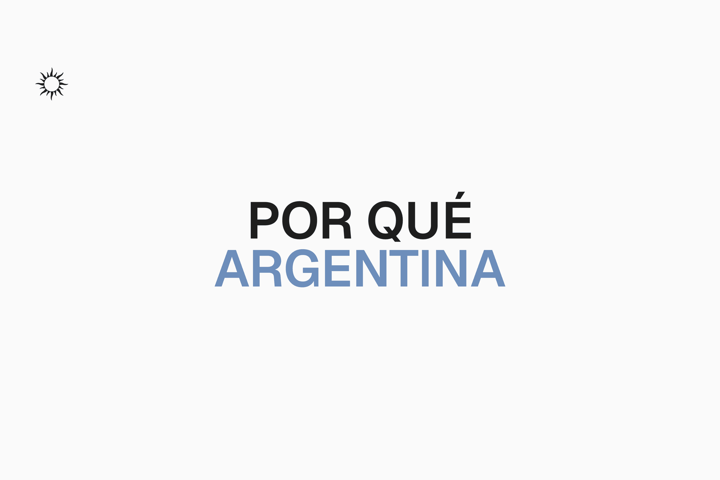 Por qué Argentina
