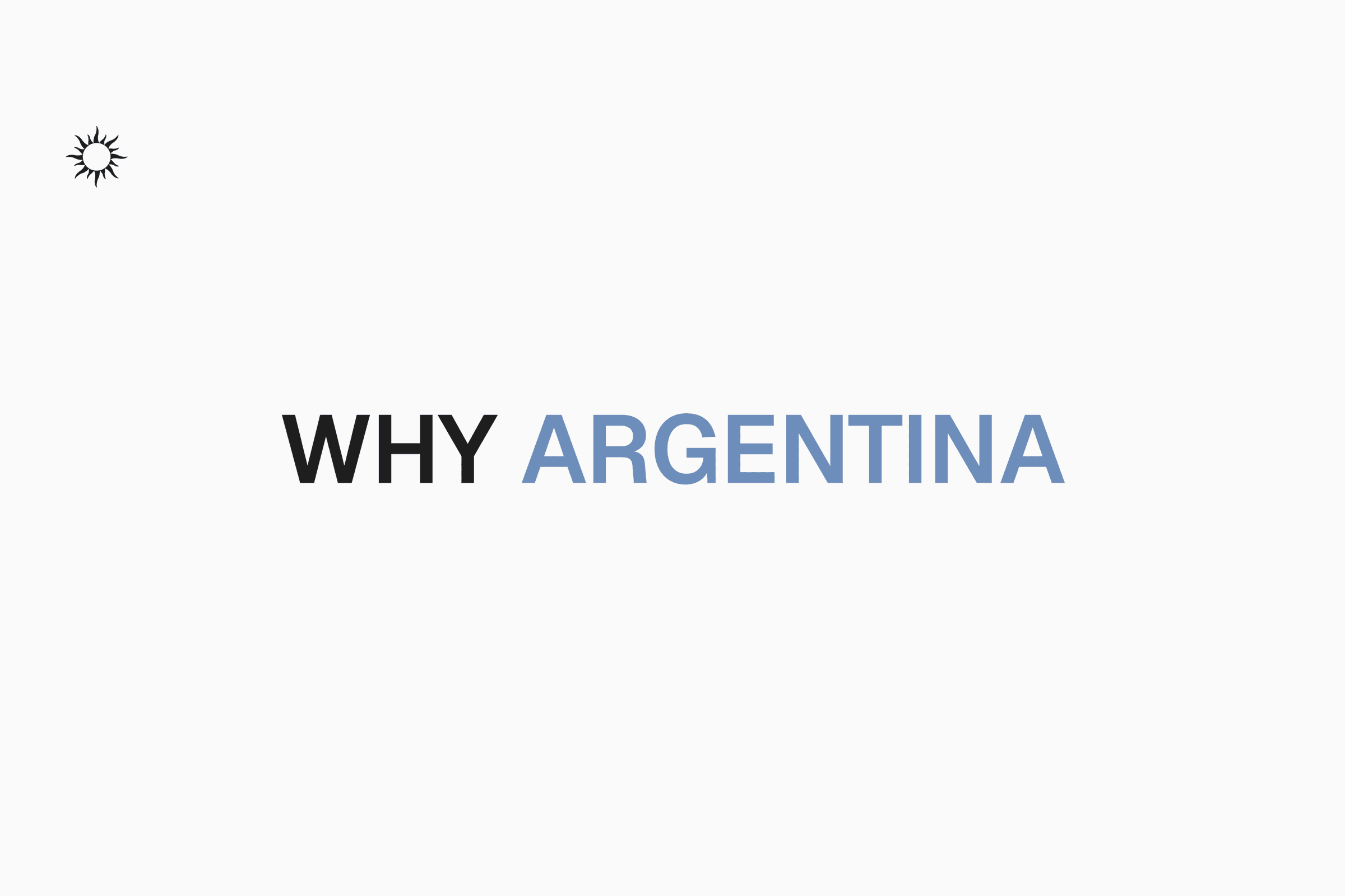 Why Argentina