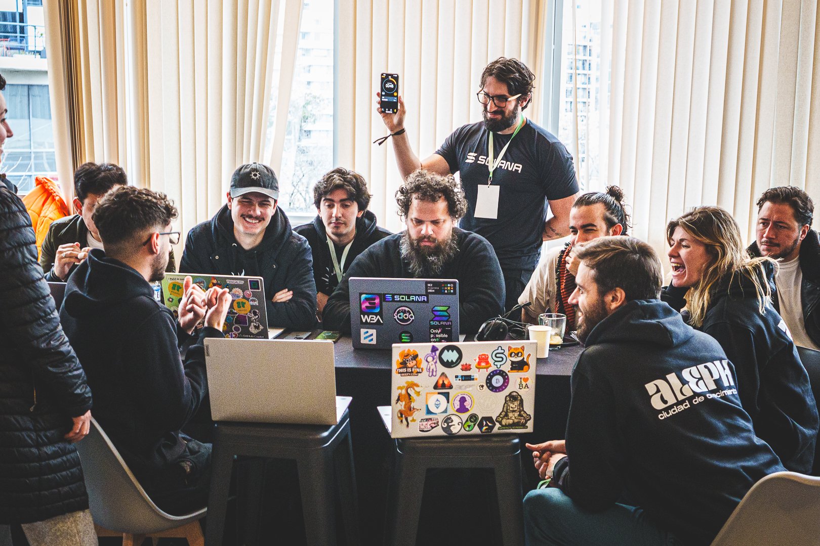 Hackers and mentors at Aleph Hub