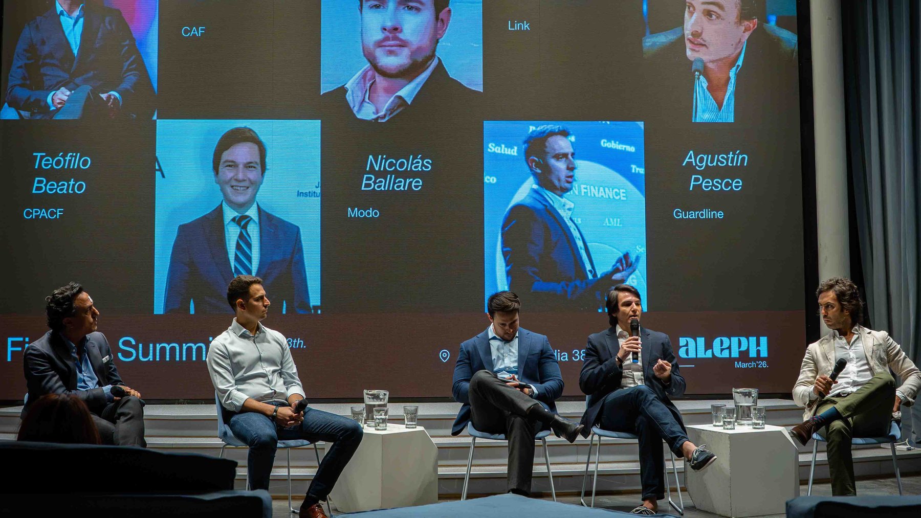 The Fintech Summit panel during Aleph March '26's Institutional Week
