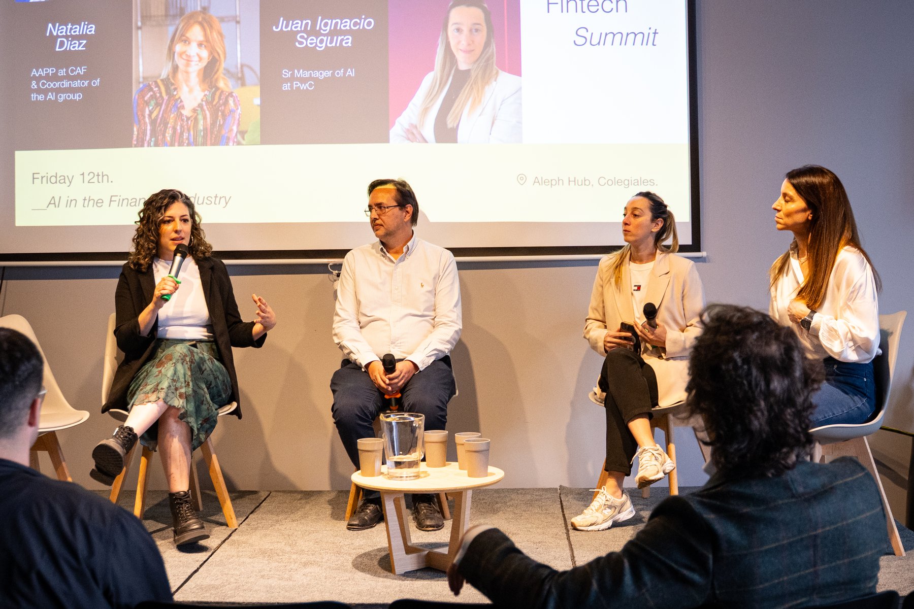 The panel on artificial intelligence in financial services