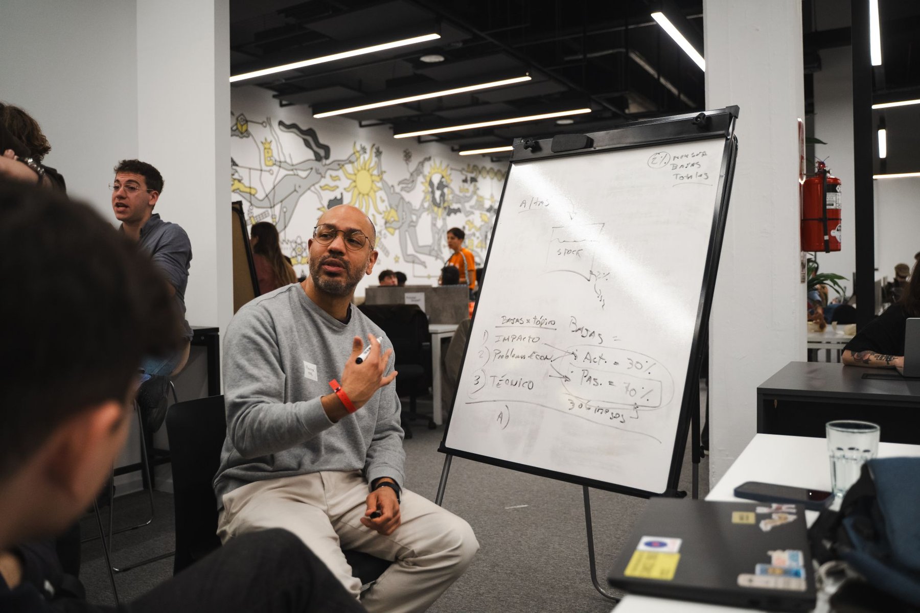 The mentoring sessions during Halketon's 12 hours