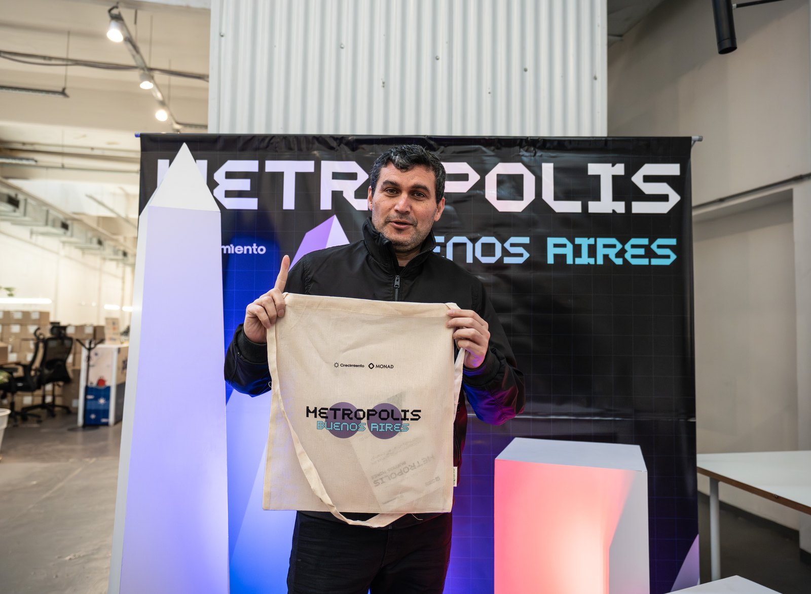 La tote bag de Metropolis, parte del kit de cada participante