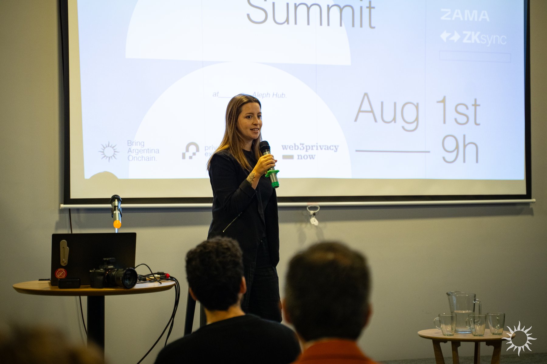 The opening of the Privacy Summit at the Aleph Hub