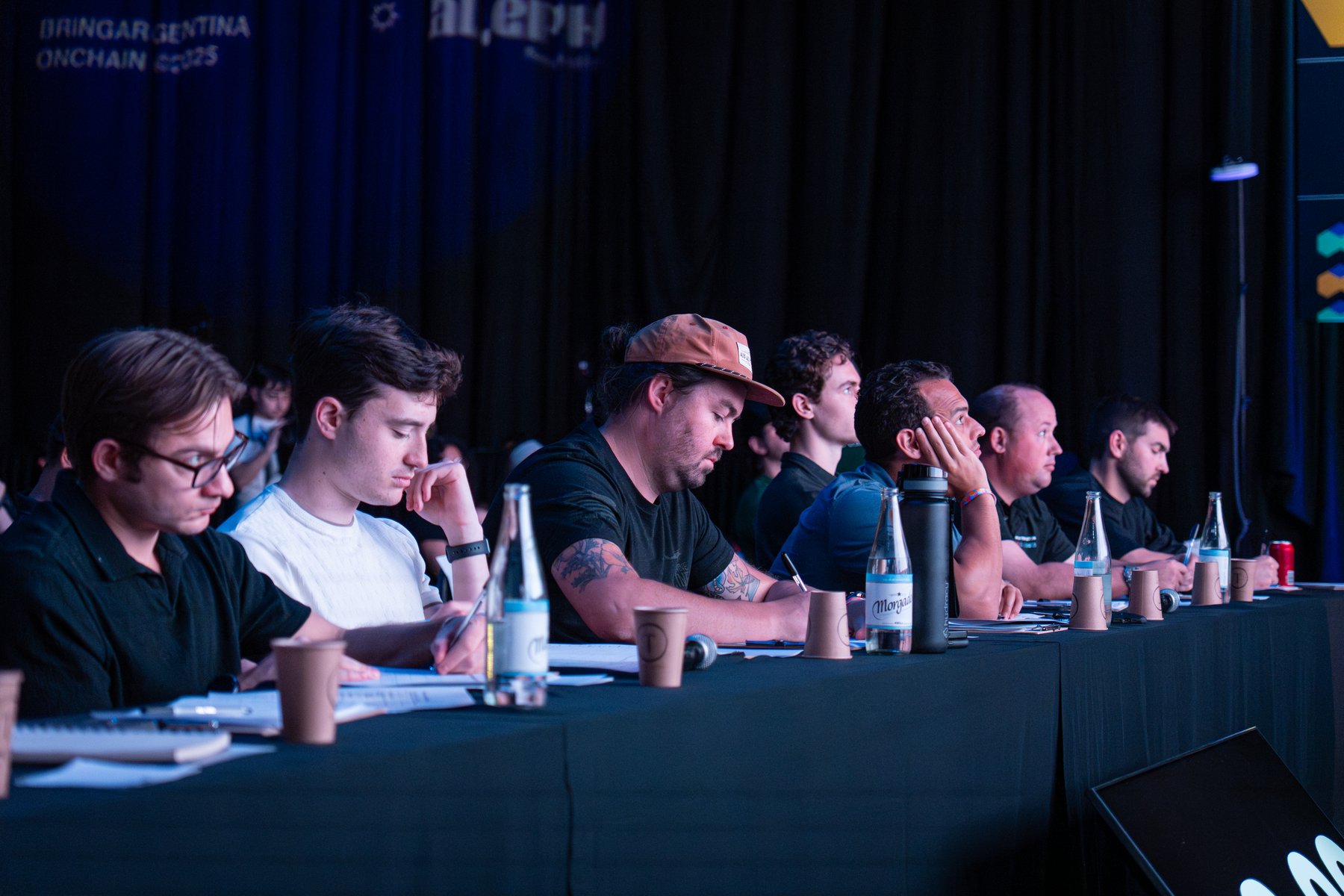 The investor jury during the Grand Finale pitches