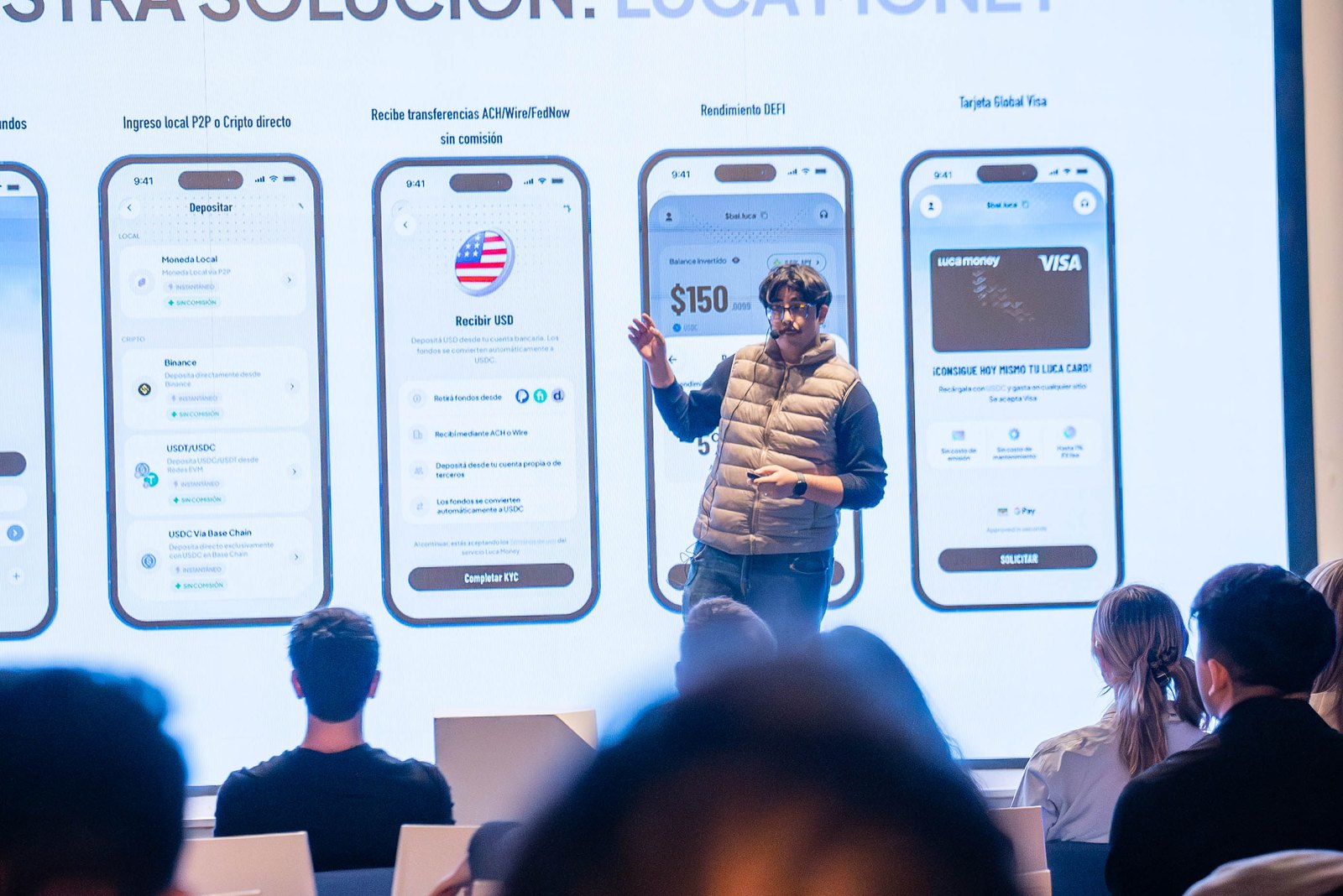 El pitch de Luca Money
