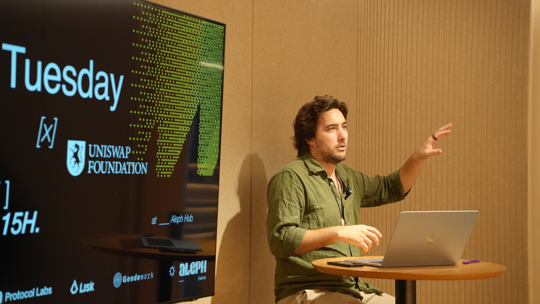 One of the DeFi Track sessions
